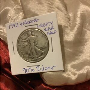 1942 Walking Liberty Half Dollar - 90% Silver